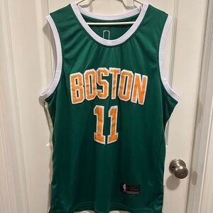 Green and White Basketball Jersey
